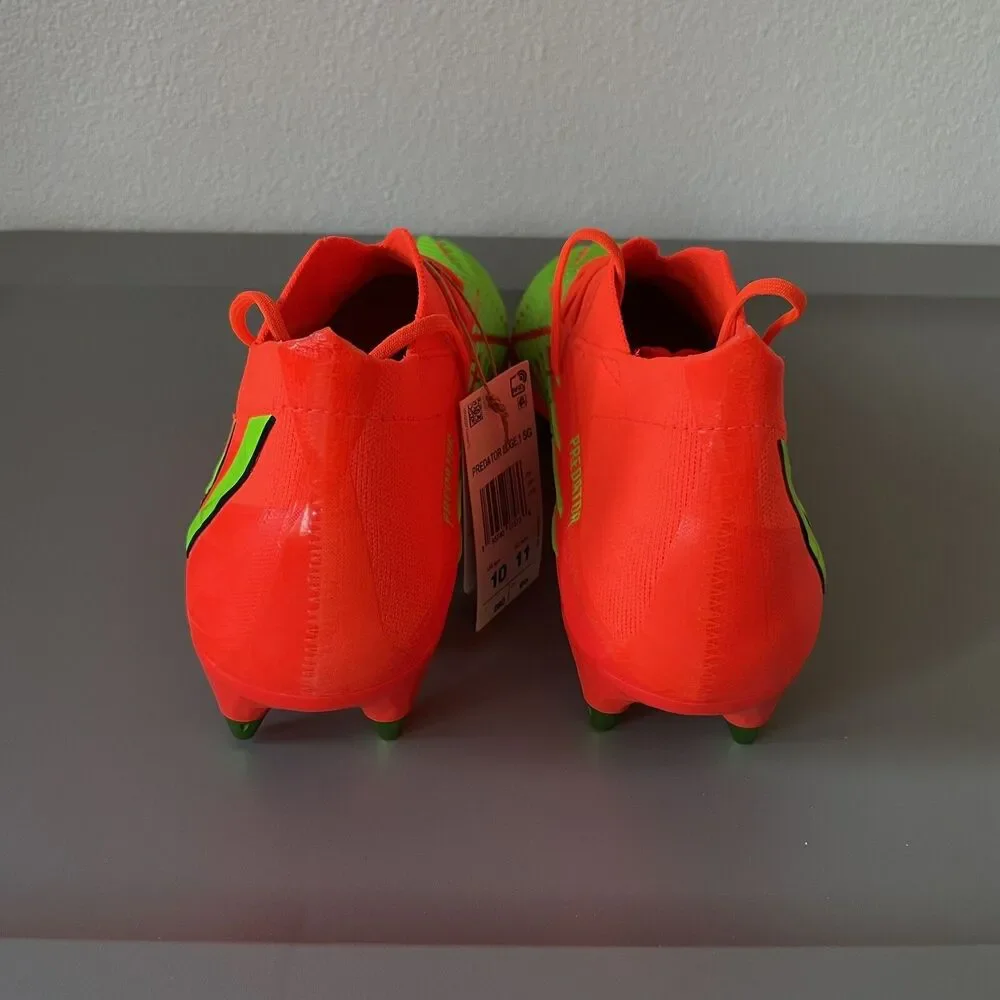 Adidas Predator Edge.1 SG Soccer Cleats Solar Red Mens Sz 4.5 / Womens Sz 5.5
